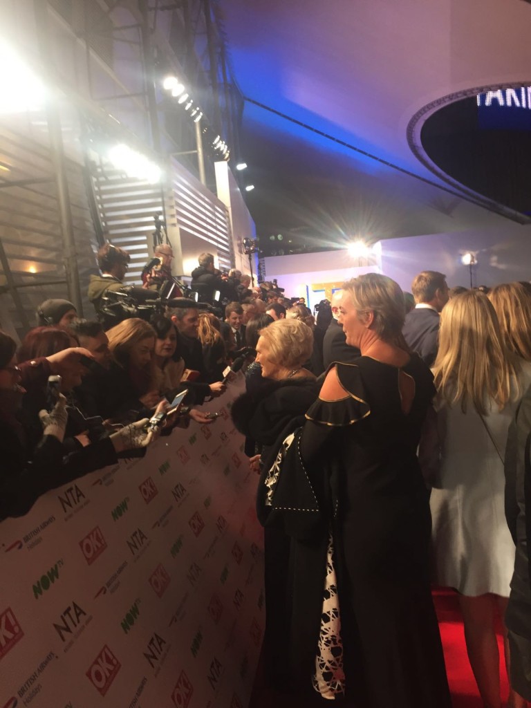 Mary Berry on the Red Carpet at the NTA Awards