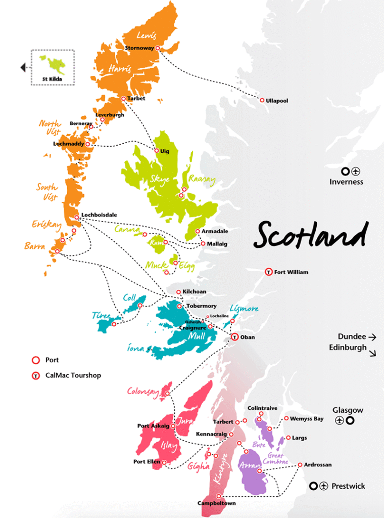 Calmac Ferry Routes