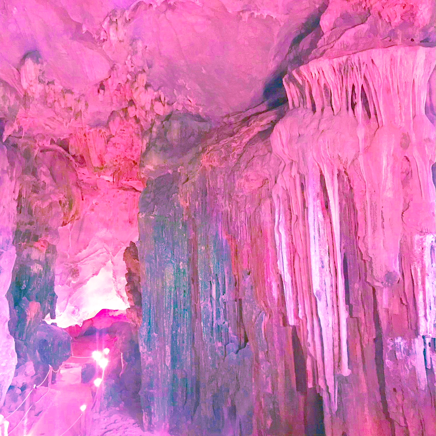 Cave in Halong Bay 